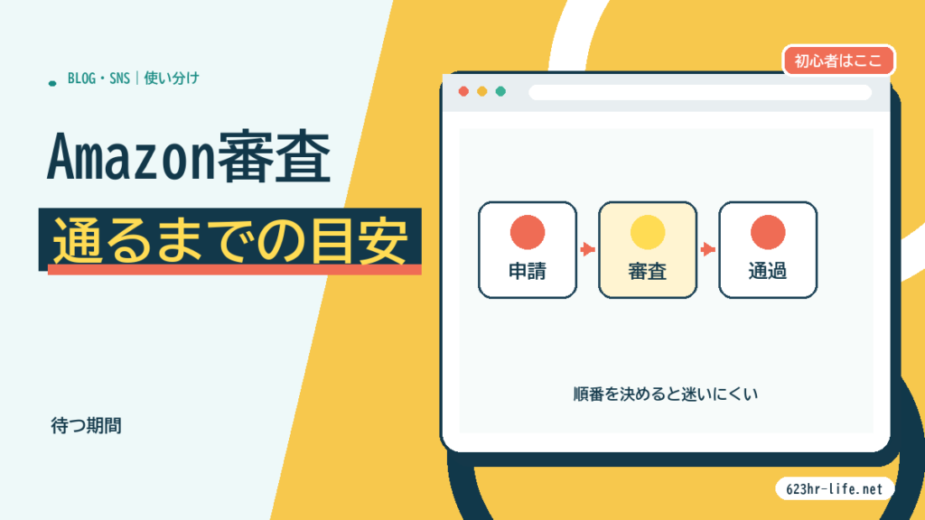 もしもアフィリエイトでAmazonアフィリエイトの審査はどれくらいの時間がかかる？ サムネイル