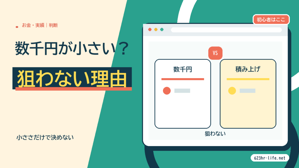 数千円が小さく見えるので、わざわざ狙いにいけません。 サムネイル